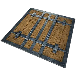 Stone Reinforced Large Cellar Door