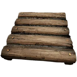 Wood Quarter & Triangle Ceiling